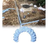 Kit de Tuyau de Drainage français de 2 po pour système de Drainage de Cour Tuyau de Drainage perforé Facile à connecter Idéal pour Les systèmes septiques Projets Home Dep