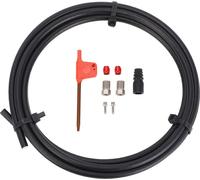 Kit de tuyau de frein de cycle caoutchouc -acier -preuve d'explosion tuyau d'huile hydraulique haute pression pour force d'essieu rouge 2 m de long