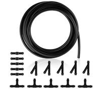 Kit de Tuyau de Lave-Glace,Durite Lave Glace de 5 m avec 15 Raccord Tuyau Lave Glace pour Essuie-Glaces,Universel Accessoires Voiture pour Connecter la Gicleur Lave Glace