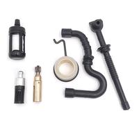 Kit de tuyau de ligne de filtre à huile de carburant d'engrenage à vis sans fin de pompe à huile for Stihl MS 180 170 MS180 MS170 018 017 pièces de tronçonneuse 11236407102