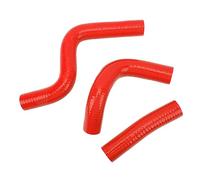 Kit de tuyau de liquide de refroidissement de radiateur en Silicone, anti-fuite, haute Performance pour motos de la série KX (Rouge)