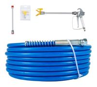 Kit de Tuyau de Pulvérisation de Peinture Sans Air-Duoku-50ft 3600 psi-Tube en Fibre Haute Pression-8-inch Tige D'extension