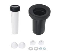 Kit de tuyau de raccordement pour WC mural - Accessoire d'extension de réservoir avec accessoires - Pièce de rechange pour WC divisé