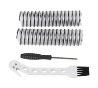 Kit de tuyau de rechange pour Tineco Floor ONE S3/S5/S6/S7 Breeze & IFLOOR 3, lot de 2 avec tournevis et brosse de nettoyage, tuyau ABS renforcé en fil d'acier durable avec 11 mm de long et 25 mm ID