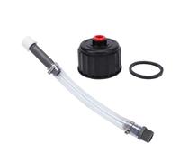 Kit de tuyau de remplissage de carburant de course, matériau PVC Durable pour voitures de course et systèmes de carburant automobile (Grise)