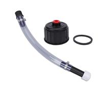 Kit de tuyau de remplissage de carburant de course, matériau PVC Durable pour voitures de course et systèmes de carburant automobile (Noire)