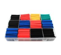Kit De Tuyau De Rétrécissement À La Chaleur - Assortiment D'enveloppe De Câble Électrique | 850 Pièces D'enroulement De Tuyau À Manches Assorties | Isolation Accessoires De Câblage Industriel Compact