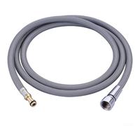 Kit de tuyau de robinet rétractable de rechange compatible avec la plupart des modèles avec construction en nylon et connexion rapide en laiton pour une installation sécurisée (150259)