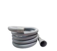 Kit de tuyau de vidange for lave-linge et lave-vaisselle, comprenant un tuyau ondulé flexible, un adaptateur d'extension et un collier de serrage.(Outlet Hose-3M)