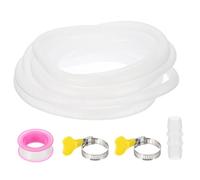 Kit de tuyau de vidange universel for climatiseur, 50 pieds, for mini-pompes à chaleur sans conduit, extension de drainage for CVC, transparent(9.84Ft)