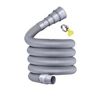 Kit De Tuyau De Vidange Universel For Machine À Laver Et Lave-vaisselle, 3m/4m/5m, Avec Bouchon Fixe, Tuyau D'extension Épais(3m)