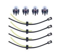 Kit de Tuyau d'essence et d'amorçage de Poire, kit de Filtre à Carburant (4 tuyaux et 4 poires d'amorçage) for pièces de Rechange de débroussailleuse