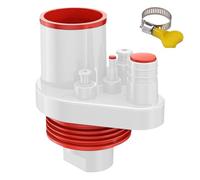 Kit de tuyau d'évier | Tuyau d'évier de cuisine | Adaptateur d'eaux usées pour salle de bain, douche, baignoire, mobile, caravane et sanitaire