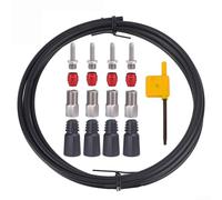 Kit de tuyau d'huile de frein à disque hydraulique de 2500 mm de longueur conçu pour SRAM et A MAJIG avec raccords usinés CNC et outils d'installation complets