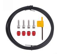 Kit de tuyau d'huile de frein à disque hydraulique pour vélo 2500 mm avec 4 olives, 4 inserts, 1 ompatible avec SRAM pour composants de vélo STEALTH-A-MAJIG Pièces de rechange Tuyau haute