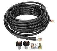 Kit de tuyau en caoutchouc à haute pression 5800psi 15 mètres pour la buse de nez de bouton de jet de coulé