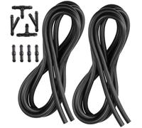 Kit de Tuyau Essuie Glace Durite Lave Glace Raccord Tuyau Lave Glace avec Bec Joint Ensemble Gicleur Pompe Durable Universal Tuyau