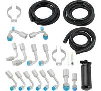 Kit de tuyaux de climatisation universel, nombreuses possibilités de raccordement, matériaux durables, conception de longueur étendue