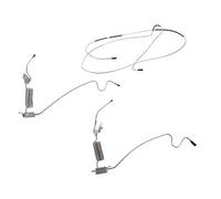 Kit de tuyaux de frein arrière et intermédiaire pour Dyane -INOX-3,5mm-clé de 8