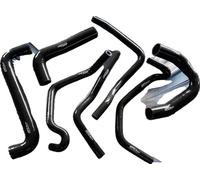 Kit de tuyaux de radiateur en silicone, matériau haute performance, résistance extrême à la température, noir