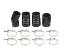 Kit de tuyaux de refroidisseur intermédiaire en silicone F350 F450 F550 6,0 l Power Strokes Intercooler avec colliers de serrage