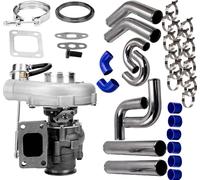 Kit de tuyaux d'échangeur d'air de suralimentation turbo, adapté universellement aux moteurs de 4 à 6 cylindres, jusqu'à 420 CV de pression de suralimentation, construction en aluminium durable
