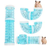 Kit de tuyaux pour Hamsters DIY 8 Courbes Transparents Cage d Animal Jouet Tunnel Connexion ventilé et Petits Animaux