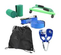 Kit de tyrolienne pour en Plein air avec Barre Mono ABS, poulie, Jouet pour Adultes