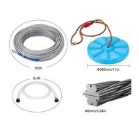 Kit de Tyrolienne -VEVOR-48,8 m Tyrolienne pour Enfants et Adultes-pour Jardin Arrière-cour Extérieur