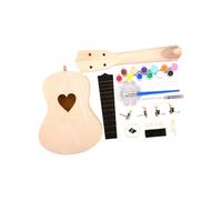 Kit de ukulélé à monter soi-même - Ukulélé à 4 cordes de 53,3 cm - Construisez votre propre kit d'instruments de musique avec des composants en bois pouvant être peints