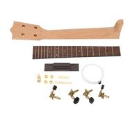 Kit de ukulélé DIY Construisez vos propres kits de ukulélé 26 pouces | Kit de construction de ukulélé à col en palissandre, ensemble de boutons et de ponts, bricolage de votre propre Kit