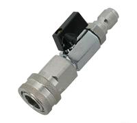 Kit de valve à bille de pompe de lavage de voiture avec valve en acier et adaptateur compatible avec raccord rapide et filetage mâle NPT (valve 38)