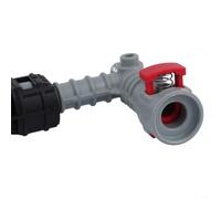 Kit de valve de buse interne de nettoyeur haute pression compatible avec LAVOR pour VAX, bloc renforcé pour pièce de rechange pour poignée de lance, noir gris, 7,6 x 22,9 cm