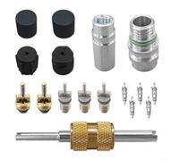 Kit de valve de climatisation de qualité professionnelle compatible avec les modèles R134a et R12, solution idéale pour les fuites