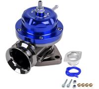 Kit de valve de décharge turbo en alliage d'aluminium, valve de décharge de pression compacte pour la gestion du boost, compatible avec plusieurs modèles de voiture, noir (bleu)