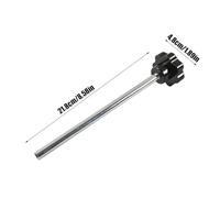 Kit de valve de pneu - 21,6 x 4,89 x 4,89 cm, extracteur de tige de valve de pneu, insert de rechange pour pneus, kit de changement rapide pour moto, VTT, camion, vélo, tracteur, voiture, atelier