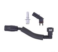 Kit de valve de ventilation de carter avec connecteurs en acier inoxydable et coudes en nylon Pa66 pour Chevy Enclave Remplacement OEM 12648138 12681693 12583384 Longue durée de vie pour une