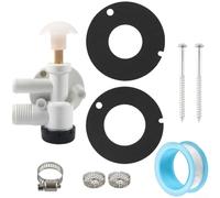 Kit de valve d'eau de toilette de rechange pour Dometic RV Marine - Valve de chasse d'eau pour entretien de remorque de camping-car, compatible (D)