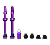 Kit de valves tubeless - Muc-Off - 2.0 - 60 mm - Aluminium 7075 - Compatible inserts tubeless