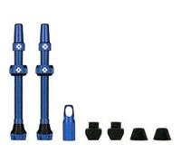 Kit de valves tubeless - MUC-OFF - 60mm - Aluminium 7075 - Couleur bleu - Pour VTT et route Bleu