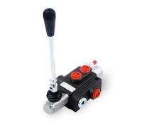 Kit de vanne contrôle débit hydraulique, 1 bobine, barre soulagement réglable à Double effet, pièce système d'instrument tracteur