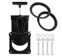 Kit de vanne de vidange de déchets de camping-car avec tube d'extension transparent, vanne de portail rotative pour système d'égout de remorque de camping-car, tuyau de vidange en ABS étanche avec