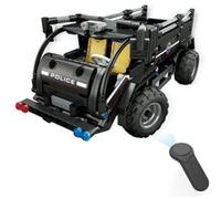 Kit de véhicule électrique RC 2.4G 4CH modèle personnel transporteurs blocs d'assemblage jouet cadeau de Noël anniversaire G