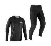 Kit De Vélo Maillot + Pantalons Mtb Gravity 1.0 GHOST NOIR LEATT Mtb