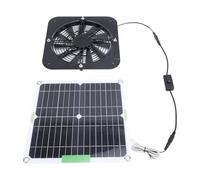 Kit de Ventilateur à Panneau Solaire 100 W, Ventilateur D'extraction 13,5 Résistant aux Intempéries pour L'extérieur, Petits Poulaillers, Serres, Hangars, Maisons pour Animaux de