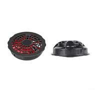 Kit de ventilateur climatisé avec deux ventilateurs sans balais et câble d'interconnexion pour une utilisation dans l'agriculture de la construction et le travail en plein air (12 V)