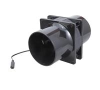 Kit de ventilateur de conduit de 12 cm, moteur à vitesse réglable 12 V pour boîtier d'imprimante 3D, ventilation de salle de bain et ventilateur d'échappement en ligne