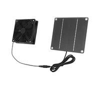 Kit de Ventilateur de Panneau Solaire, Couverture de de Ventilateur d'échappement Solaire pour Animaux de Compagnie 2200 TR/Min pour abri de Jardin