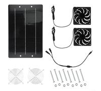Kit de ventilateur d'échappement à panneau solaire 40 W fiable parfait pour diverses applications de refroidissement