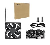 Kit de ventilateur d'échappement externe original en bambou P2S pour imprimante 3D Bambu Lab P2S, mise à niveau de ventilation active du flux d'air - Réduit les COV et les fumées, améliore la